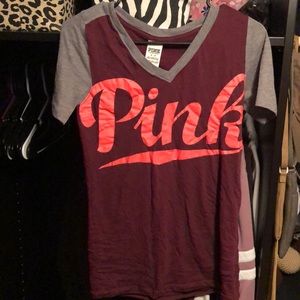 PINK v beck T-shirt